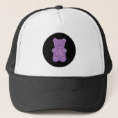 Gorra oso de goma purpura  キャップ (正面)