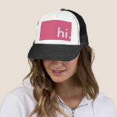 Gorra que dice hi キャップ (インサイチュ)