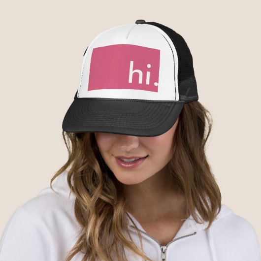Gorra que dice hi キャップ (インサイチュ)