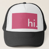 Gorra que dice hi キャップ (正面)