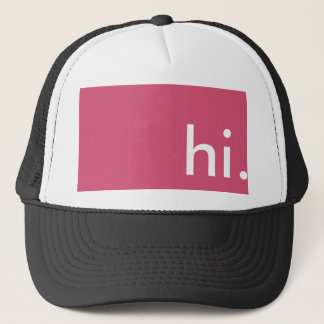 Gorra que dice hi キャップ