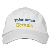 Gorra todos somos Ucrania 刺繍入りキャップ (正面)