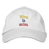 Gorra viva la salsa 刺繍入りキャップ (正面)
