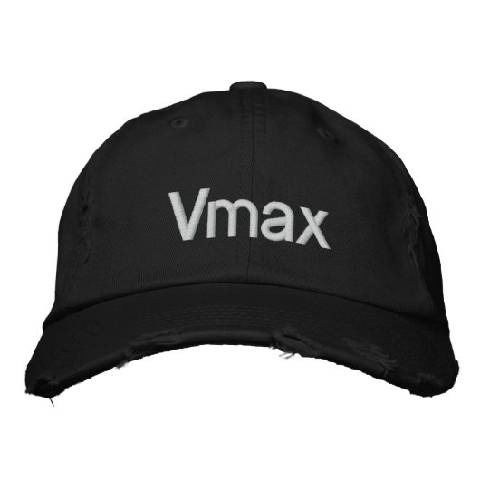 Gorra vmax 刺繍入りキャップ (正面)