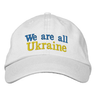 Gorra We are all Ukraine 刺繍入りキャップ