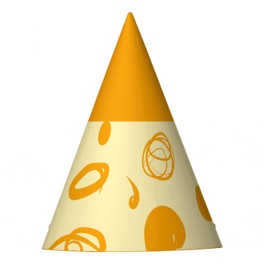 Gorro De Fiesta線形パターンとスポットデザインP パーティーハット (正面)