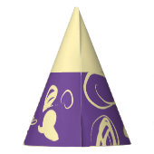 Gorro De Fiesta線形パターンとスポットデザインP パーティーハット (裏面)