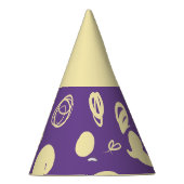 Gorro De Fiesta線形パターンとスポットデザインP パーティーハット (右)