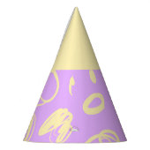 Gorro De Fiesta線形パターンとスポットデザインP パーティーハット (左)