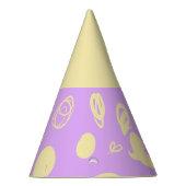 Gorro De Fiesta線形パターンとスポットデザインP パーティーハット (右)