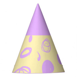 Gorro De Fiesta線形パターンとスポットデザインP パーティーハット