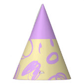 Gorro De Fiesta線形パターンとスポットデザインP パーティーハット (左)