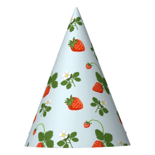 Gorro De Fiesta Strawberries パーティーハット (正面)