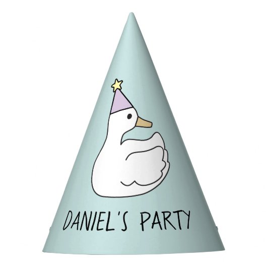 Gorro de papel con pato パーティーハット (正面)