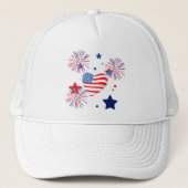gorro para mujer para 4 de julio キャップ (正面)