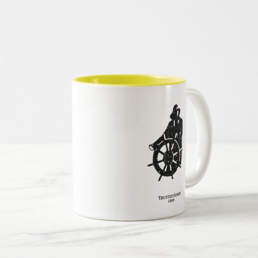 Gortonのヴィンテージのマグ ツートーンマグカップ (正面右)