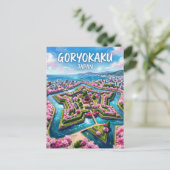 Goryokaku Fort Japan ポストカード (スタンド正面)