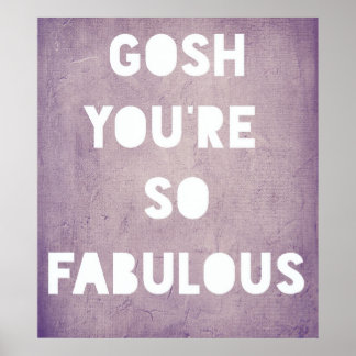 Gosh，素晴らしいポスター ポスター