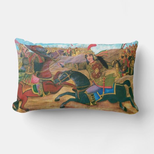 Goshasb貴婦人 ランバークッション (正面)