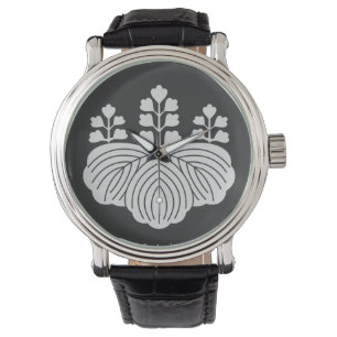 Goshichi no Kiri   KAMON [ Japanese Family Crest ] 腕時計