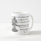 Goshin 護神 "protector of the spirit" John Yoshio Na コーヒーマグカップ (正面右)