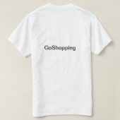 GoShopping Tシャツ (デザイン裏面)