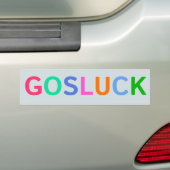 GOSLUCKのバンパーステッカー バンパーステッカー (車上)
