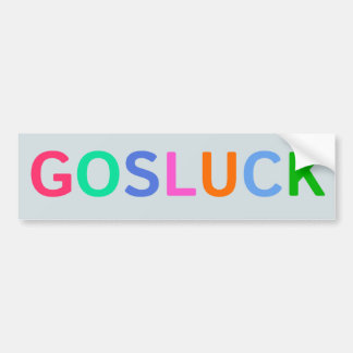 GOSLUCKのバンパーステッカー バンパーステッカー