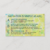 Gospel ABC Salvation Christian Evangelism KJV 名刺 (正面)