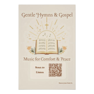 Gospel Hymns Memory Care Poster Dementia Alzheimer ポスター