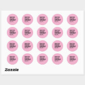 Gospel Quotes, Bible Verse Sticker Come To Me #3 ラウンドシール (シート)