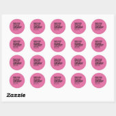 Gospel Quotes, Bible Verse Sticker Come To Me #5 ラウンドシール (シート)