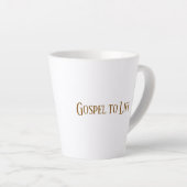 Gospel to Life Mug カフェラテマグ (右アングル)