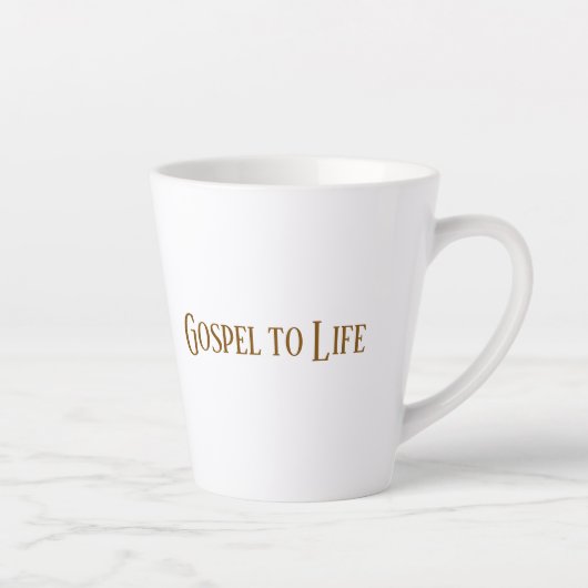 Gospel to Life Mug カフェラテマグ (右)