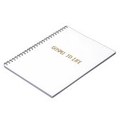 Gospel to Life Notebook ノートブック (左側)