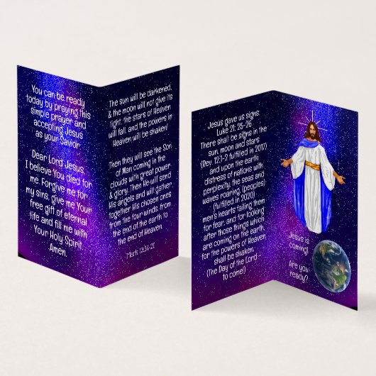 Gospel Tract 名刺 (内部&外部)