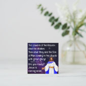 Gospel Tract Card スクエア名刺 (スタンド正面)