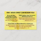 Gospel Tract- English KJV Business Card 名刺 (正面)