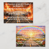 Gospel Tract Two Roads Card 名刺 (正面/裏面)