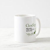 GosSipper マグカップ - おもしろい紅茶愛好家のためのマグカップ (正面右)