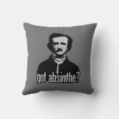 got absinthe? throw pillow クッション (裏面)