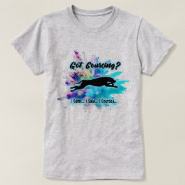 「Got Coursing?」リッジバック水彩デザインTシャツ Tシャツ