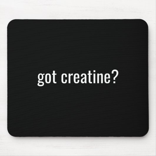 Got Creatine Funny Creatine Bodybuilding  マウスパッド (正面)