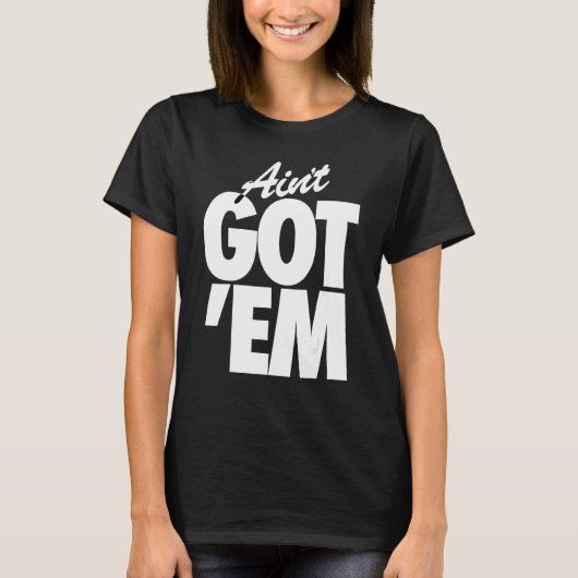 GOT EM ain t got em retro goat sneakhead Tシャツ (正面)