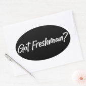 Got Freshman - Funny Grade Students Freshman 楕円形シール (封筒)