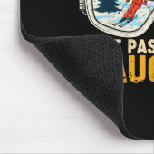 Got Ped By My Daughter Funny Family Skiing  マウスパッド (コーナー)