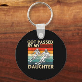 Got Ped By My Daughter Funny Ski  キーホルダー (正面)