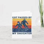 Got Ped By My Daughter Funny Skiing  カード (正面)