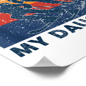 Got Ped By My Daughter Funny Skiing  ポスター (角)