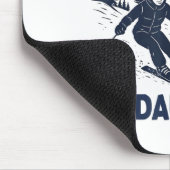 Got Ped By My Daughter Funny Skiing  マウスパッド (コーナー)